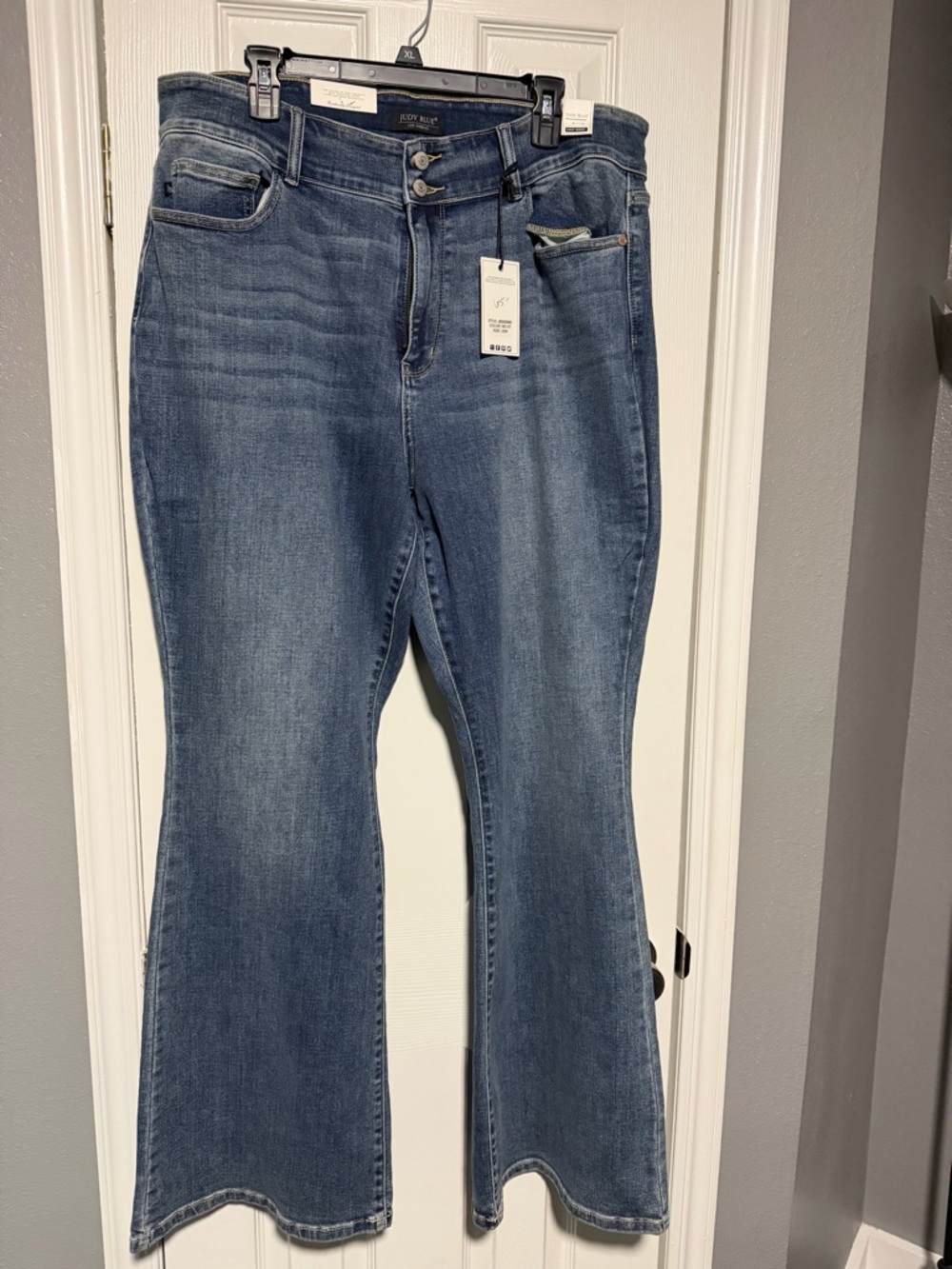 Just Blue - High-Rise Bootcut Jeans